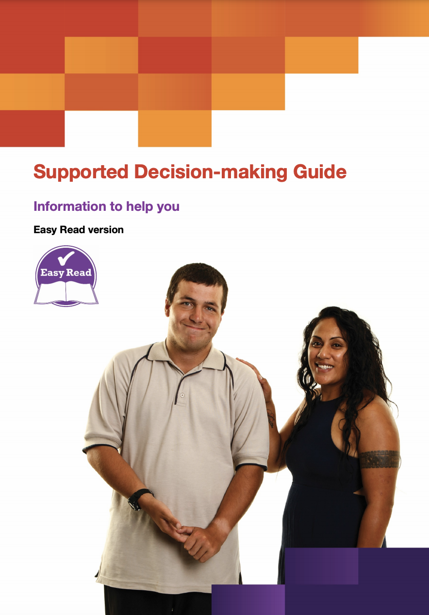 Cover art for: Supported Decision Making Guide-Easy Read