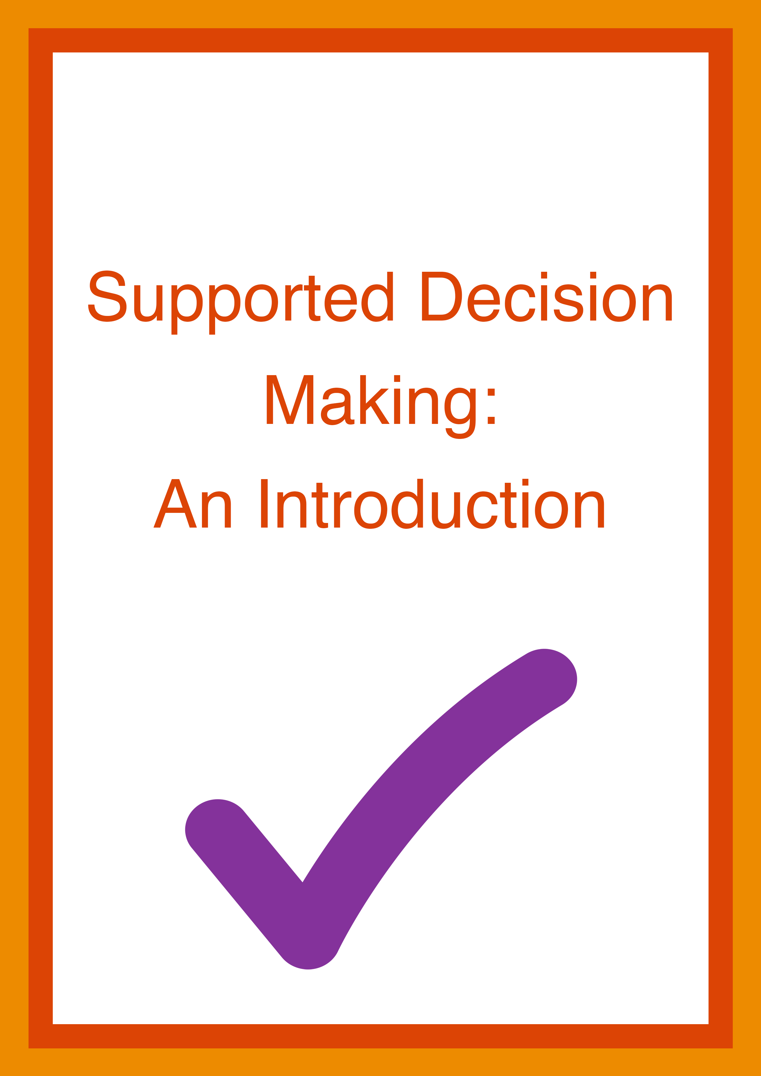 Cover art for: Supported Decision Making: An Introduction