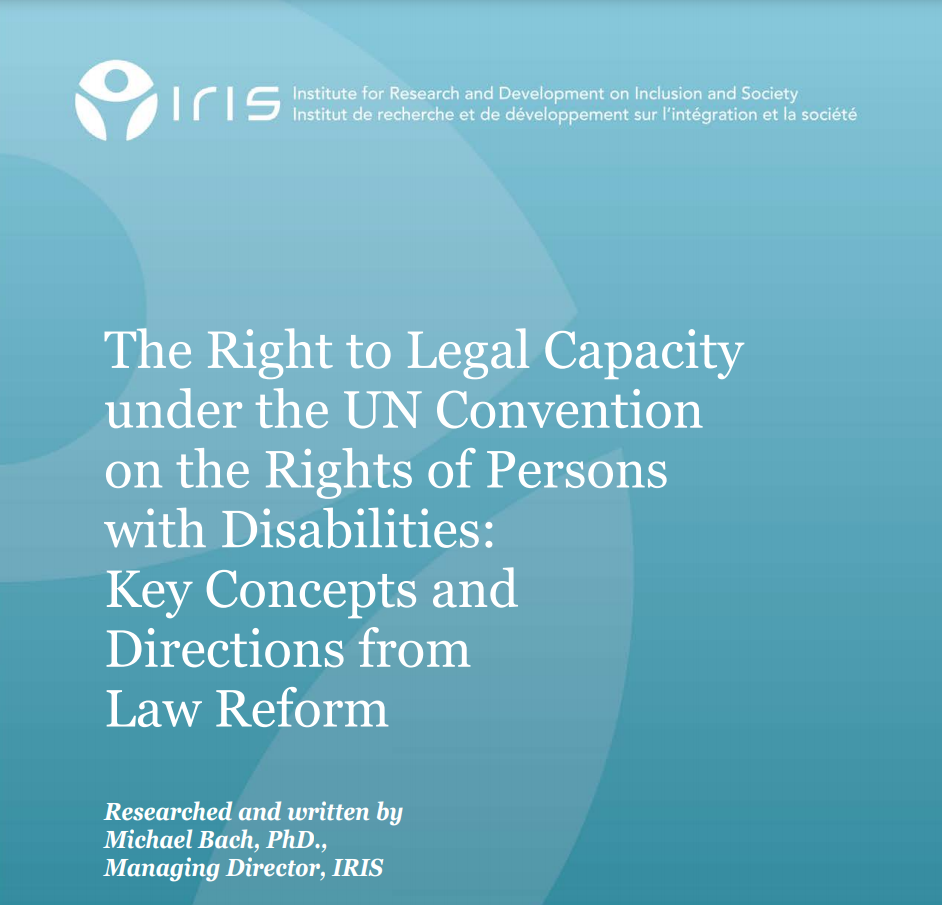 Cover art for: The Right to Legal Capacity Under the UN Convention on the Rights of Persons with Disabilities: Key Concepts