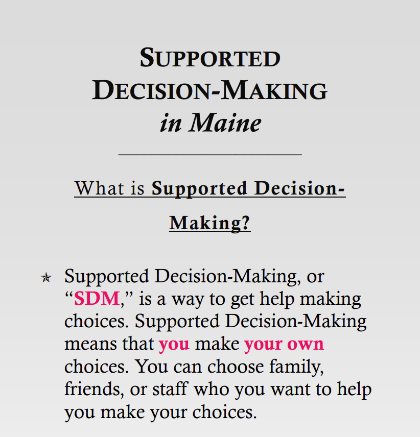 Cover art for: Supported Decision Making