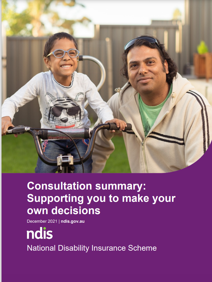 Cover art for: Consultation Summary: Supporting you to make your own decisions