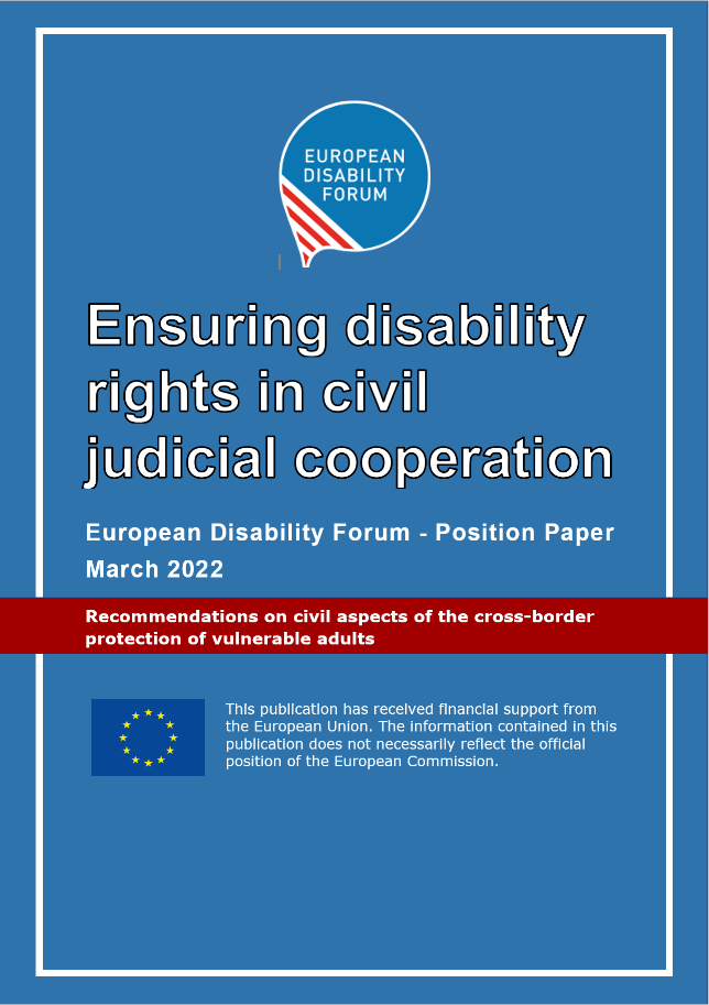 Cover art for: Ensuring Disability Rights in Civil Judicial Cooperation