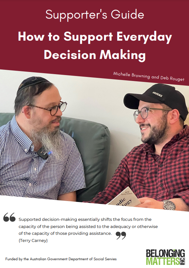 Cover art for: Supporter’s Guide: How to Support Everyday Decision Making
